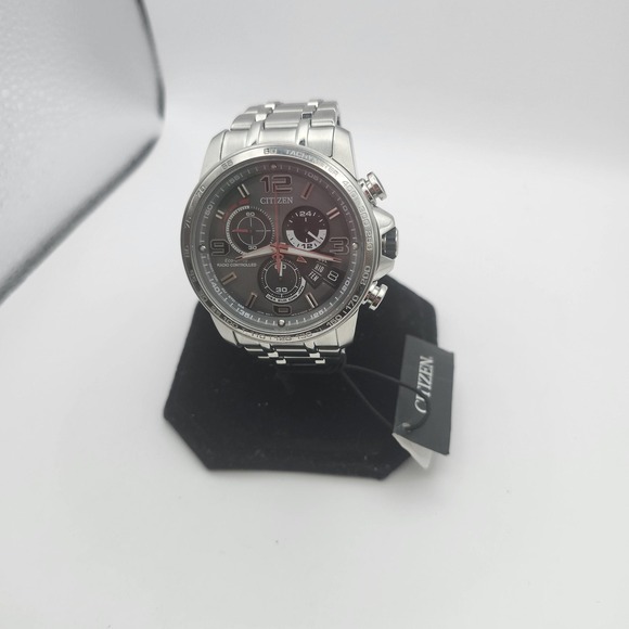 Citizen Eco-Drive Chronograph Watch Mens 47.9mm Radio Controlled H610-S032258 - Picture 2 of 7